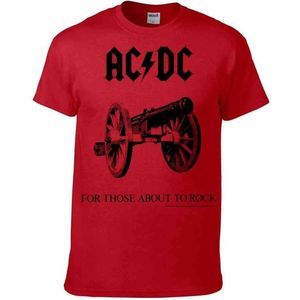 AC/DC Heren Tshirt -L- For Those About To Rock Rood
