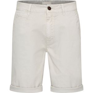 Mario Russo Chino Short - Korte broek heren - Shorts heren - Katoen - Lichtgrijs - M