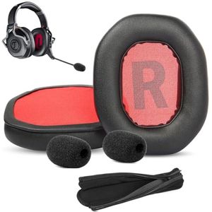 Professionele Vervangende Oorkussens en Hoofdband voor Gaming Headset - Huidvriendelijk Leer en Geheugen-Schuim