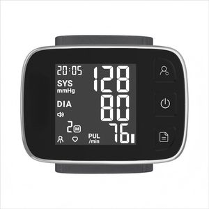 Bloeddrukmeter - Pols -Wit – Geschikt voor 2 Personen + Gastmodus – Geheugen tot 1 Jaar Wit - PRO VERSIE 2025