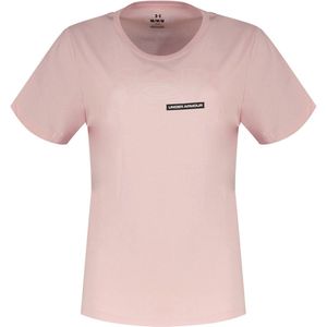 Under Armour - Rival Outline - T-shirt - Roze - Korte Mouwen - Vrouw