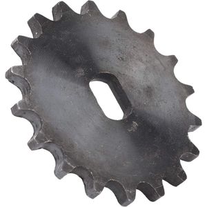 18T Sprocket 18 Tooth Bicycle Carbon Steel Chainwheel Replacement Accessory 0.7x0.5in Inner Diameter