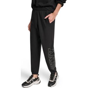 Dkny Rhstn Leg Joggers Zwart L Vrouw