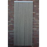 Sun-arts Vliegengordijn Verspringt Hulzen 210 X 90 Cm Pvc Taupe