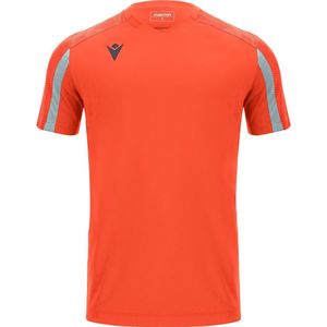 Macron Gede Shirt Korte Mouw Heren - Oranje / Zilver | Maat: 5XL