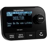 Telestar - Top Car 1 - DAB+ Auto-Adapter - Zwart - Bluetooth 5.0