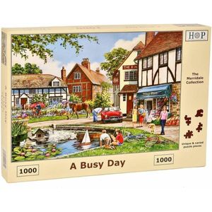 Legpuzzel - 1000 stukjes - A Busy Day - House of Puzzles