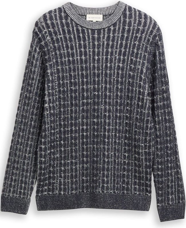 Tom Tailor Gebreide trui met kabelpatroon