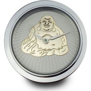 Silventi Lockits 5 ITS008 Stalen Horlogemunt - Ø 33 mm - Buddha - Zilverkleurig