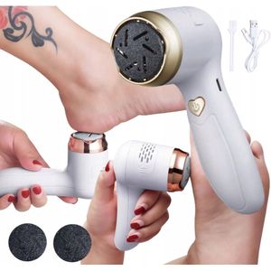 Elektrisch Voetvijl: Zacht Huid, Draadloos, USB Oplaadbaar