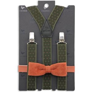 Little koekies - Sir Redman Kids suspenders combi pack Gacilly Rib - Feestelijk kinderkleding - Stoere bretels - 100% made in NL