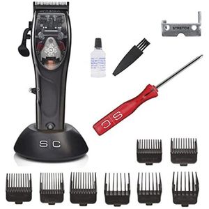 Professionele Tondeuse voor Mannen met Magnetische Motor en 180 Minuten Draadloze Autonomie