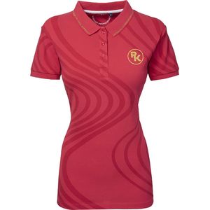 PK International Technische Piqué Polo Paco Deep Pink 158
