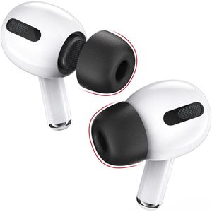 3 Pack Memory Foam Large Dopjes Oordopjes Vervanging Tips Geschikt voor AirPods Pro (1e & 2e Generatie)