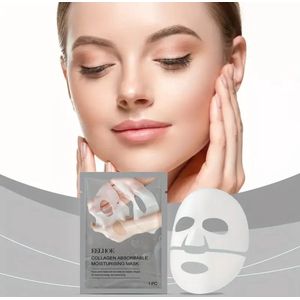 2x EELHOE Collageen Absorbeerbaar Hydraterend Gezichtsmasker