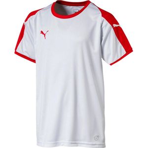 Puma Liga  Sportshirt - Maat 164  - Unisex - wit/rood