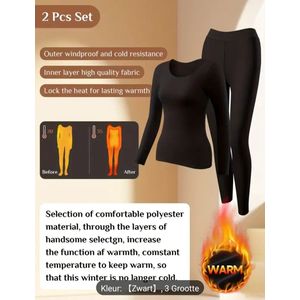 Tankini - Zwart met Witte Stippen - 2 Delige Corrigerende Set