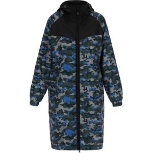 Schmuddelwedda - Outdoormantel - Lichtblauw - Camouflage - Wijde Pasvorm