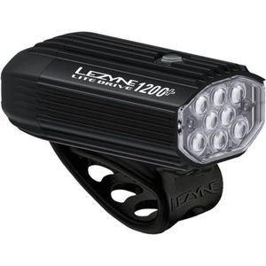 Lezyne Lite Drive 1200+ Voorlicht - Fietslamp - Fiets koplamp - Fietsverlichting - 1200 lumen - 7 standen - 60 branduren - Zwart
