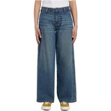 DICKIES - Hilham - Jeans - Lichtblauw - High Waist - Wide Leg