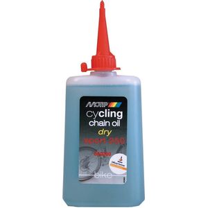 Motip Cycling chain lube 'dry' ultra sport 100ml. Smeermiddel voor het behandelen van kettingen en tandwielen.