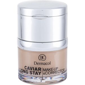 Dermacol Caviar Long Stay Langaanhoudende Make-up met kaviaar extract en perfectie concealer Tint fair 30 ml