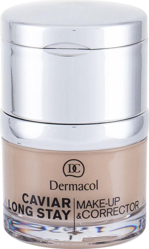 Dermacol Caviar Long Stay Langaanhoudende Make-up met kaviaar extract en perfectie concealer Tint fair 30 ml