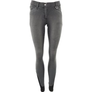 BR Rijbroek Mette Jeans Siliconen Zitvlak Grey Denim - 44
