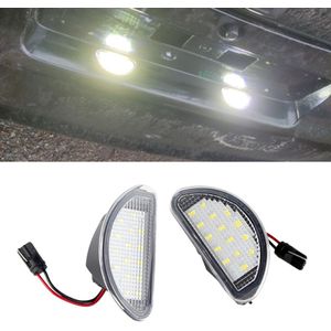 LED Kentekenverlichting Wit - 2 Stuks - Geschikt voor Toyota Aygo - Plug & Play Kenteken Lampjes - Set van 2 Kentekenlampjes - Wit LED