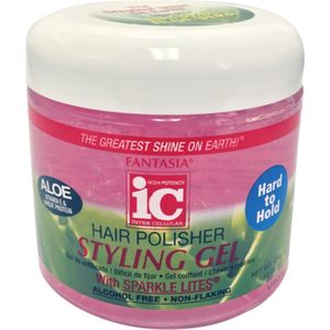 Fantasia IC Hair Polisher Styling Gel With Sparkles Lites 454 gr