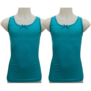 Embrator meisjes Hemdjes 2-stuks turquoise maat 104/110