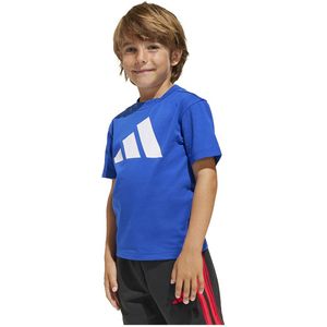 Royal Blue/White - T-shirt - Korte Mouwen - Ronde Hals - Regular Fit