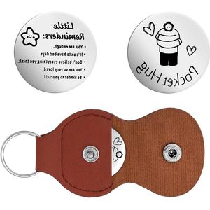 Positieve omarmingskoken - Praktische lederen tas voor Valentijnsdag (Meerkleurig, L)