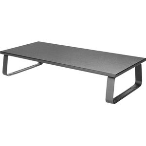 Monitorstandaard voor bureau-opzetstuk - 60 x 26 x 12 cm - beeldschermverhoging beeldschermstandaard - laptoptafel opzetrek