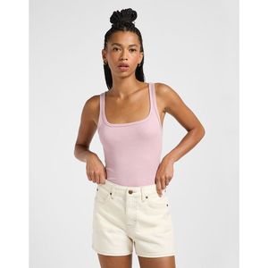 Lee Square Mouwloos T-shirt Roze S Vrouw