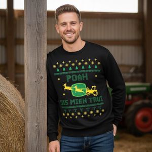 AGRIFANS® POAH Dis Mien Trui - Heren Kersttrui - S