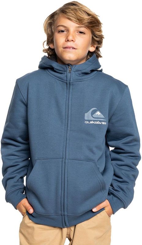 Quiksilver - Best Wave - Sweatshirt - Blauw - Met Rits - Jongens 8-16