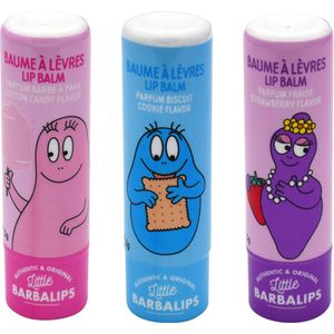 Barbapapa Lippenbalsem - 3 stuks - Aardbei - Koekjes en Candy