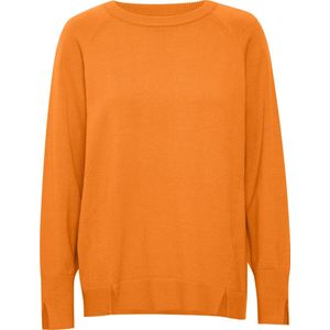 ICHI Fijngebreide Trui IHBOSTON Oranje