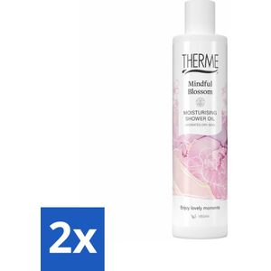 Therme - Moisturising Mindful Blossom - Doucheolie - Hydraterend - Verzorgend - 250ml - Voordeelverpakking - 2 stuks