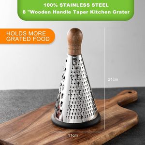Multifunctionele Rasp voor Keuken met Roestvrijstalen Bladen voor Kaas, Citrus, Knoflook en Specerijen