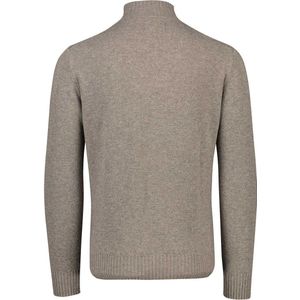 Barbour - Trui - Beige - Merinowol - Effen Design - Half Zip