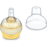 Medela Calma speen voor fles | Flesspeen voor gebruik met de opvangflessen van Medela | Zonder BPA | Ventilatiesysteem | solitaire