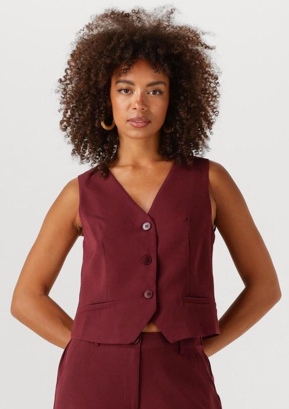 Ydence Gilet Kaia Blazers Dames - Bordeaux - Maat XS