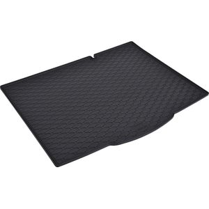 Rubber kofferbakmat geschikt voor - Ford Focus Hatchback vanaf 2018-. Voor de modellen met thuiskomer of bandenreparatiekit.