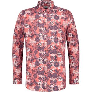 Dstrezzed Overhemd Print Bloemen Coral (303208 - 428)