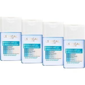 L’Oréal Paris Oogreinigingslotion - Make-upreiniging - 4 x 125 ml Voordeelverpakking