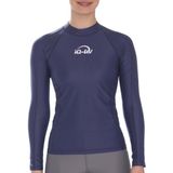 Iq-uv Uv Aqua Slim Fit Rashguard Voor Dames Blauw XS Vrouw