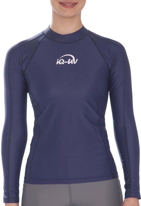 Iq-uv Uv Aqua Slim Fit Rashguard Voor Dames Blauw XS Vrouw