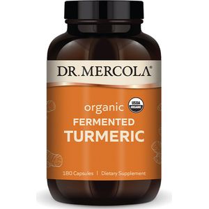 Dr. Mercola - Organic Fermented Turmeric - Kurkuma - Curcuma - 180 capsules